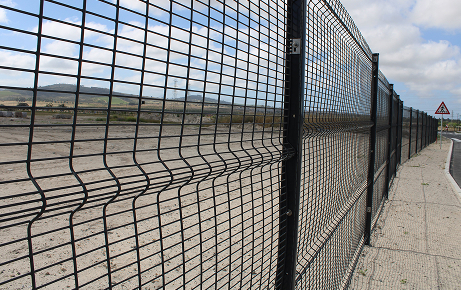 Project fence close-up