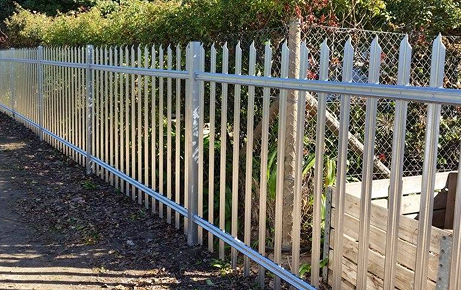 Project fence close-up