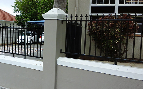 Project fence close-up