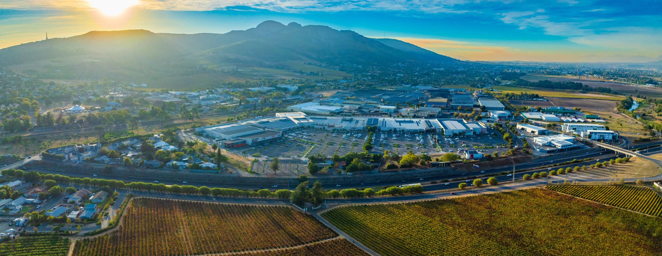 24838 Aerial View Of Growthpoint Properties' Paarl Mall