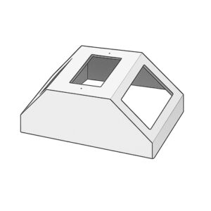 FD9 Pedestal Body (3 Way)